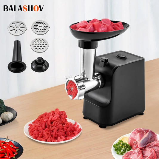 1000W Electric Meat Grinder Sausage Maker with 3 Grinding Plates